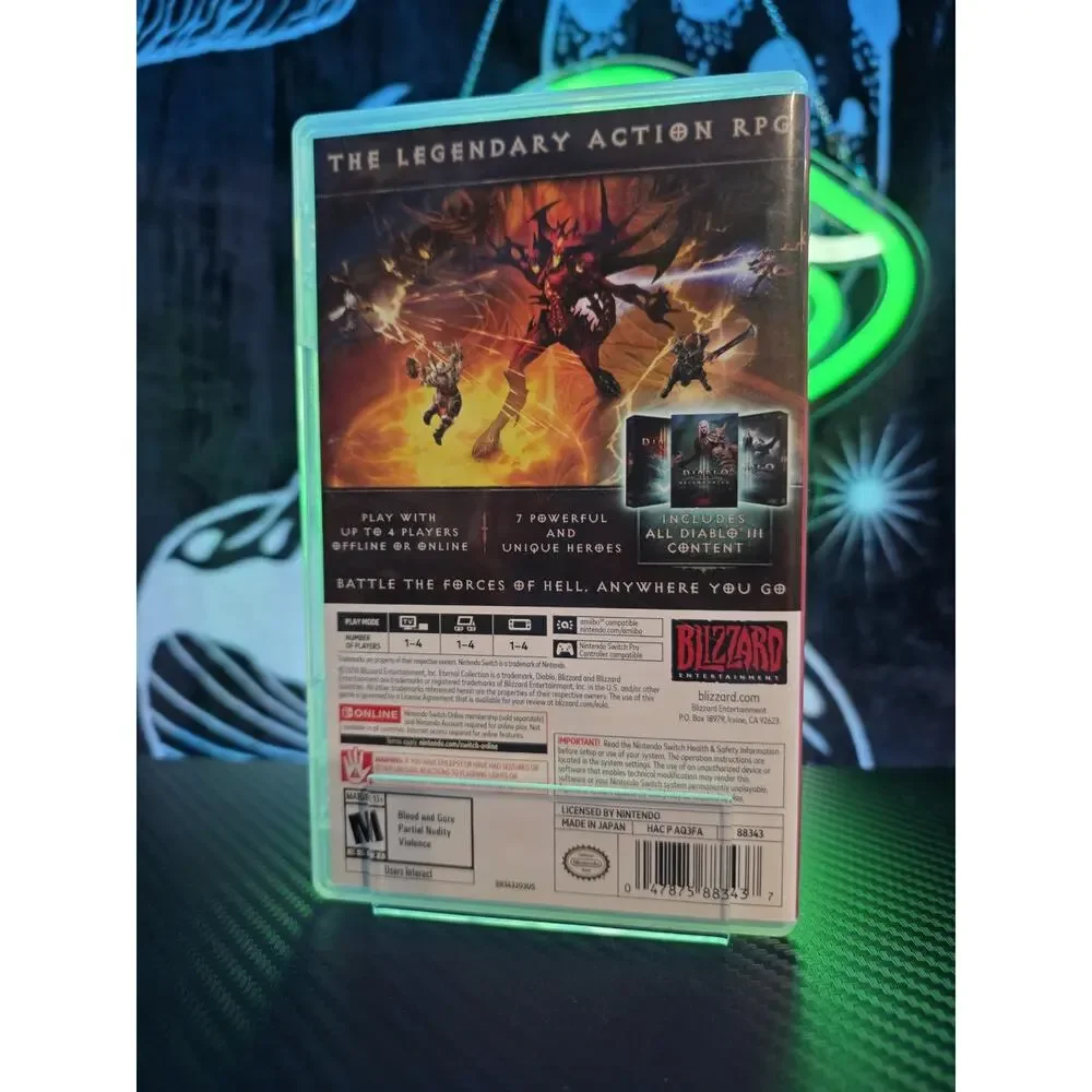 Nintendo Switch Blizzard Diablo III Eternal Collection 2018